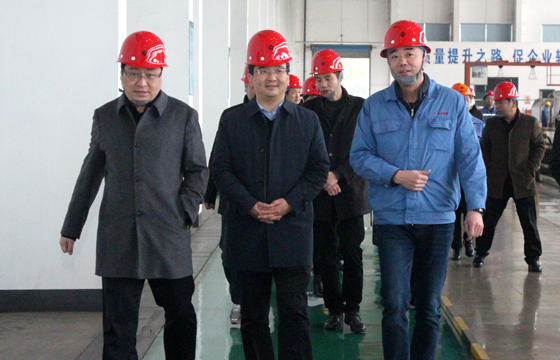 2020年12月8日，廣德市市委常委、常務副市長邱鐵軍一行來上上電纜考察